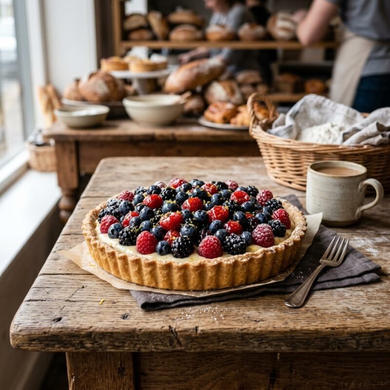 Crumb & Bow Berry Tart - Handcrafted Artisan Patisserie Karachi