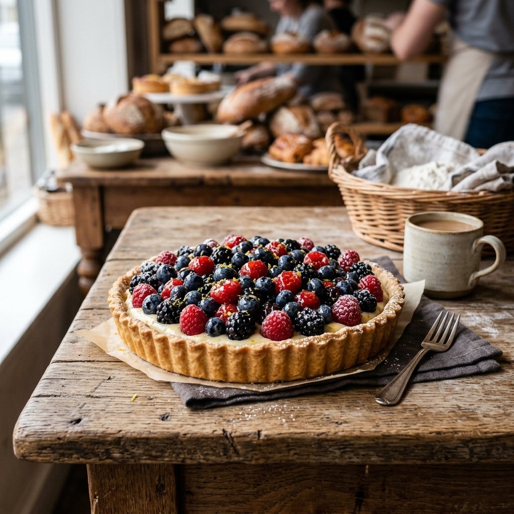Crumb & Bow Berry Tart - Handcrafted Artisan Patisserie Karachi
