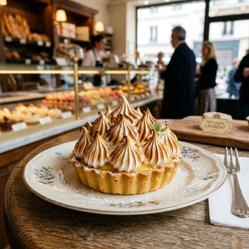 Crumb & Bow Lemon Meringue Tart - Handcrafted Artisan Patisserie Karachi